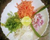 A picture of step 3 of Aloo tikki chaat.