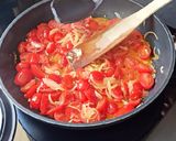 Une image de l'étape 2 de Pâtes au thon et tomates cerises.