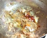 A picture of step 5 of Chana Masala Biryani.