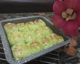 Foto langkah ke 6 dari resep Roti Sobek Pandan (No Ulen) dijamin empukkk.