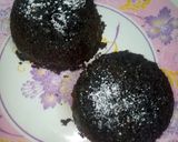 A picture of step 7 of Choco lawa cake.