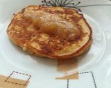 Túrós - banános amerikai palacsinta recept fázis 5 fotója