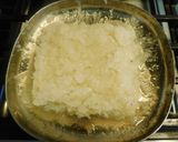 A picture of step 4 of Coconut burfi.