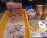 Foto del paso 1 de la receta: Arroz meloso con marisco exprés