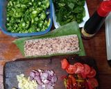 Foto langkah ke 1 dari resep Tumis Pare Tempe Bongkrek Daun Melinjo.