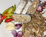 Foto langkah ke 1 dari resep Sambal teri dan tempe semangit.