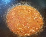 A picture of step 7 of Spaghetti with chicken mince and herbs 😉.