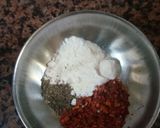 A picture of step 2 of Paneer sandwich.