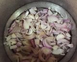 A picture of step 1 of Aloo chicken.