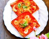 Hình bước làm 4 của món Pizza hàu hải sản