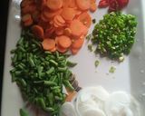 A picture of step 1 of Egg Fried Rice.