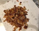 Une image de l'étape 5 de Feuille de chêne rouge à la pancetta corse grillée et roquefort.