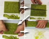 Un Gâteau en farine de riz et chocolat blanc et Matcha étape de la recette 11 photo