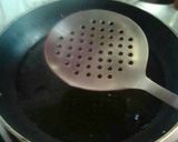 A picture of step 2 of Prasad ki bundi.