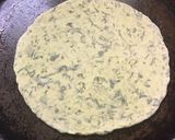 A picture of step 4 of Palak Paratha.