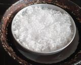 A picture of step 2 of Farali sago appam.