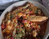 Une image de l'étape 3 de Poulet basquaise en cocotte.