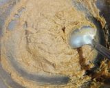 A picture of step 6 of Singhara Sesame Halwa.