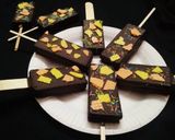 A picture of step 4 of Chocolate Wafer sticks.