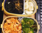 Hình bước làm 3 của món Ức gà xào kim chi