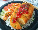 Foto langkah ke 6 dari resep Tahu Katsu dan Salad Hokben.