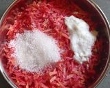 A picture of step 2 of Gazar ka Halwa.