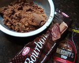 A picture of step 1 of Bourbon choco lava cake.