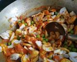 Mushroom matar recipe step 2 photo