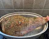 A picture of step 2 of Roast leg of Lamb.