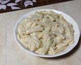 Foto del paso 5 de la receta: Pasta con crema y doble queso