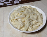 Foto del paso 5 de la receta: Pasta con crema y doble queso