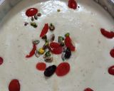A picture of step 5 of Mango, apple, banana kulfi dessert.