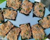 Foto langkah ke 3 dari resep Nori udang cincang.