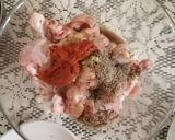 A picture of step 4 of Chicken 65.