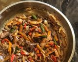 A picture of step 4 of Beef Fajita.