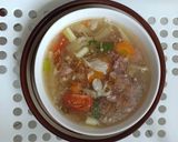 Foto langkah ke 4 dari resep Sup B2 jamur tiram (non halal).