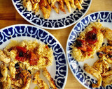 Foto del paso 3 de la receta: Tiras de pechuga de pollo a las hierbas provenzales con quinoa y tomate confitado