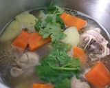 รูปขั้นตอนการทำที่ 3 ของ ซุปมันฝรั่งใส่น่องไก่