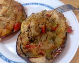 Foto del paso 7 de la receta: Berenjena Rellena de Verduras al Chub Chub