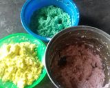 Foto langkah ke 2 dari resep Lapis ubi pelangi.