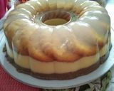 Foto langkah ke 5 dari resep Puding Regal 3 Lapis nan Legit.