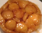 A picture of step 7 of Tarte Tatin with Brandy Cream.