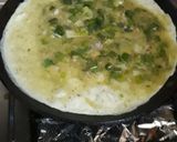 A picture of step 3 of Punjabi egg dosa in new version🍳.