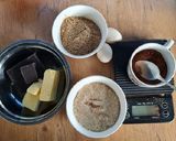 Foto langkah ke 1 dari resep Brownis gluten free less sugar.