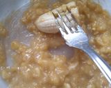Foto del paso 1 de la receta: Pancakes de banana con dulce de fresa