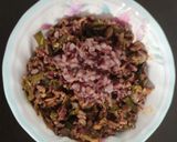A picture of step 4 of Broad beans brown rice.