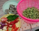 Foto langkah ke 1 dari resep Tumis buncis udang.