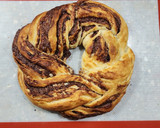 Foto del paso 20 de la receta: 👑🐪Rosca de Reyes rellena - 2 variantes: Nutella y Dulce de leche con nuez - Receta súper rendidora🐪👑
