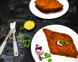 A picture of step 12 of Chicken Cutlet in Bengali style.