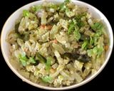 A picture of step 5 of Snake gourd subji.